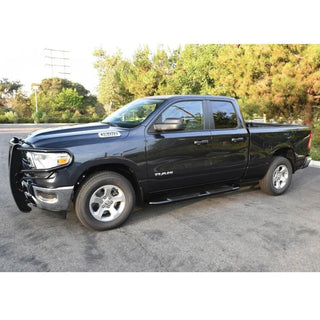 Westin Black 4 Oval Nerf Step Bars: Ram 1500 2019-2025