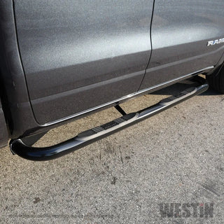Westin Black E-Series 3 Nerf Step Bars: Ram 1500 (2019-2025)