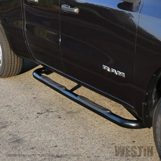 Westin Black E-Series 3 Nerf Step Bars: Ram 1500 (2019-2025)