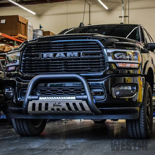 Westin Textured Black Ultimate LED Bull Bar: Ram 2500 / 3500 2019-2024