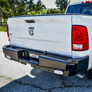 Westin Black HDX Bandit Rear Bumper: Fits Dodge Ram / Ram 1500 / 2500 / 3500 (09-24)