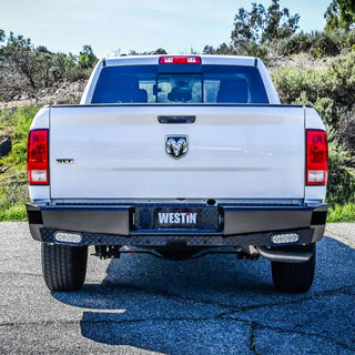 Westin Black HDX Bandit Rear Bumper: Fits Dodge Ram / Ram 1500 / 2500 / 3500 (09-24)