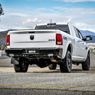 Westin Black HDX Bandit Rear Bumper: Fits Dodge Ram / Ram 1500 / 2500 / 3500 (09-24)