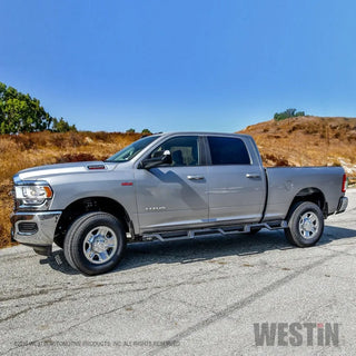 Westin Textured Black HDX Drop W2W Nerf Step Bars: Ram 2500 (19-24) / 3500 (19-24)