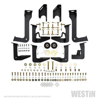 Westin Stainless Steel Drop W2W Nerf Step Bars: Ram 2500 / 3500 2019-2024 w/ Textured Black