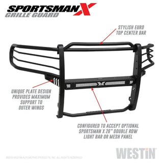 Westin Textured Black Sportsman X Grille Guard: Ram 1500 2019-2024