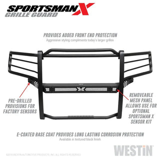 Westin Textured Black Sportsman X Grille Guard: Ram 1500 2019-2024