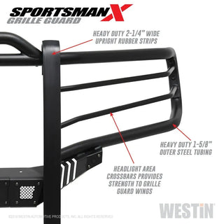 Westin Textured Black Sportsman X Grille Guard: Ram 1500 2019-2024