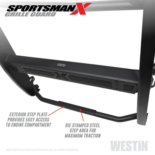 Westin Textured Black Sportsman X Grille Guard: Ram 1500 2019-2024