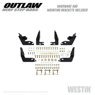 Westin Outlaw Nerf Step Bars (SIDE): Dodge Ram 1500 / 2500 / 3500 (09-23) / Ram 1500 Classic (19-23)