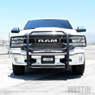 Westin Textured Black Sportsman X Grille Guard (FRONT): Fits Ram 1500 (09-24)