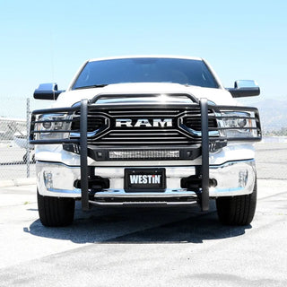 Westin Textured Black Sportsman X Grille Guard (FRONT): Fits Ram 1500 (09-24)