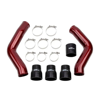 Wehrli 3.5in Intercooler Pipes Kit: Ram 2500 / Ram 3500 2013-2018 w/ WCFab Red