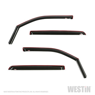 Westin In Channel Wind Deflector 4pc: Ram 1500 2019-2025 w/ Smoke