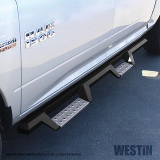 Westin SS Drop Nerf Step Bars: Fits Ram 1500 / 2500 / 3500 (09-24) - Textured Black