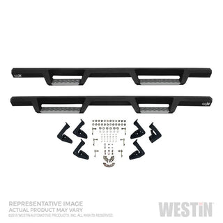 Westin SS Drop Nerf Step Bars: Fits Ram 1500 / 2500 / 3500 (09-24) - Textured Black