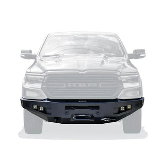 Westin Textured Black Pro-Series Front Bumper: Ram 1500 2019-2024