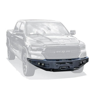 Westin Textured Black Pro-Series Front Bumper: Ram 1500 2019-2024