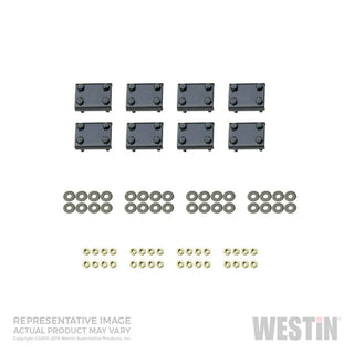 Westin Black Nerf Step Bar Mount Kit: Jeep Grand Cherokee 2005-2011