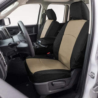 Covercraft Endura PrecisionFit Seat Covers (FRONT): Dodge Durango (21-24) - Tan/Black