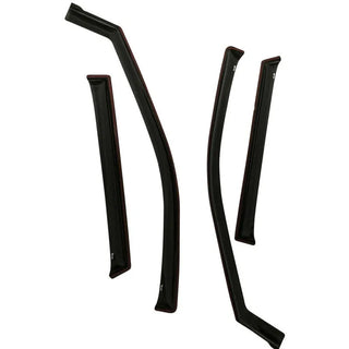 Westin Smoke Wade In-Channel Wind Deflector 4pc: Jeep Grand Cherokee (11-21)