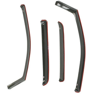 Westin Wade In-Channel Wind Deflector 4pc: Jeep Wrangler (07-17) / Wrangler JK (18)