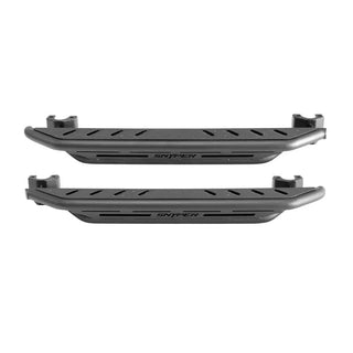Westin Textured Black Triple Tube Rock Rail Steps: Jeep Wrangler (07-17) / Wrangler JK (18)