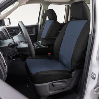 Covercraft Endura PrecisionFit Custom Second Row Seat Covers: Jeep Wrangler 2018-2024 - Blue/Black