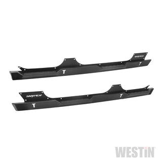 Westin Textured Black Rock Slider Steps: Jeep Wrangler (07-17) / Wrangler JK (18)