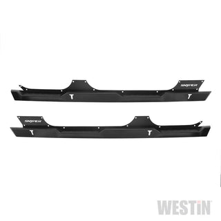 Westin Textured Black Rock Slider Steps: Jeep Wrangler (07-17) / Wrangler JK (18)