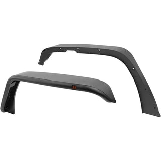 Westin Textured Black Tube Fenders (FRONT): Jeep Wrangler (07-17) / Wrangler JK (18)