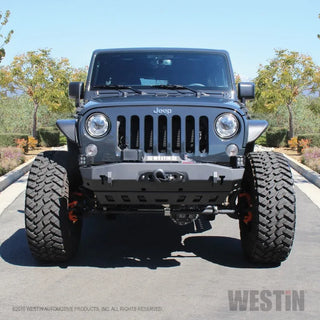 Westin Textured Black Tube Fenders (FRONT): Jeep Wrangler (07-17) / Wrangler JK (18)