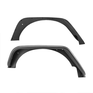 Westin Textured Black Tube Fenders (REAR): Jeep Wrangler (07-17) / Wrangler JK (18)
