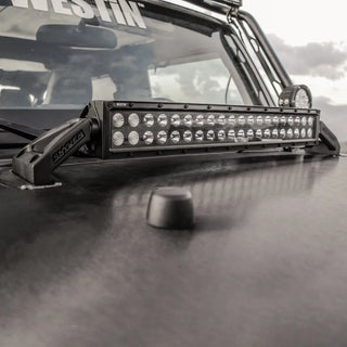Westin Textured Black Snyper LED Hood Mount: Jeep Wrangler (07-17) / Wrangler JK (18)