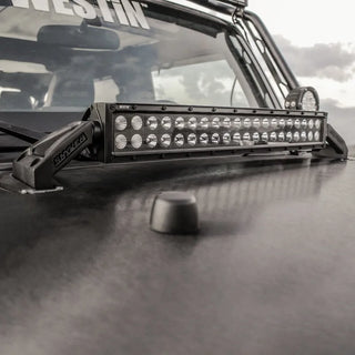 Westin Textured Black Snyper LED Hood Mount: Jeep Wrangler (07-17) / Wrangler JK (18)
