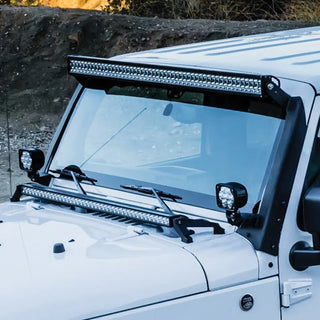 Westin Textured Black Snyper Pillar LED Light Mount: Jeep Wrangler (07-17) / JK (18)