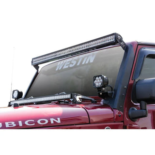Westin Textured Black Snyper Pillar LED Light Mount: Jeep Wrangler (07-17) / JK (18)
