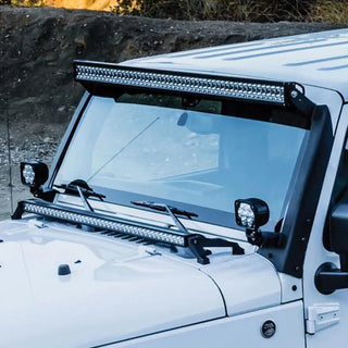 Westin Textured Black Snyper Pillar LED Light Mount: Jeep Wrangler (07-17) / JK (18)