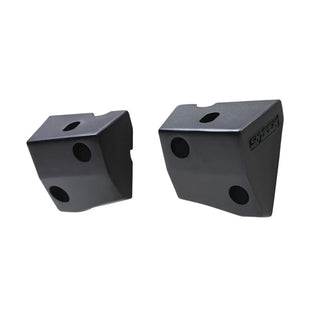 Westin Textured Black Snyper Lower Pillar Mounts: Jeep Wrangler (07-17) / JK (18)