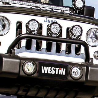 Westin Textured Black Bumper Mount Light Bar: Jeep Wrangler (07-17) / JK (18)