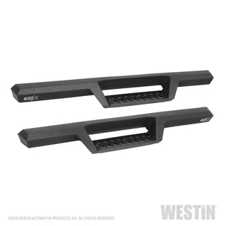 Westin Textured Black Drop Nerf Step Bars: Jeep Wrangler (2007-2017) / Wrangler JK (2018)