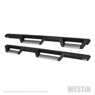 Westin Textured Black Drop Nerf Step Bars: Jeep Wrangler JL Unlimited (2018-24)