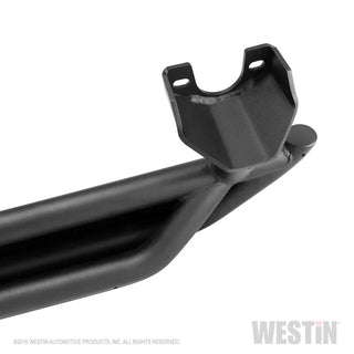 Westin Textured Black Triple Tube Rock Rail Steps: Jeep Wrangler JL Unlimited 2018-2024