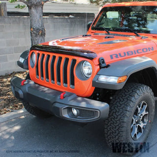 Westin Platinum Bug Shield: Jeep Wrangler 2018-2024 w/ Smoke