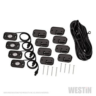 Westin LED Rock Light Kit: Jeep Wrangler (2007-2024) / Wrangler JK (2018)