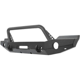 Westin Textured Black Full Width Front Bumper w/ Bull Bar: Jeep Wrangler (07-17) / Wrangler JK 2018