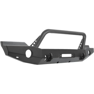 Westin Textured Black Full Width Front Bumper w/ Bull Bar: Jeep Wrangler (07-17) / Wrangler JK 2018