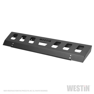 Westin Textured Black Front Bumper Skid Plate: Jeep Wrangler (18-24) / Gladiator (20-24)