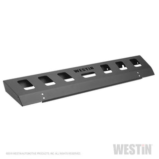 Westin Textured Black Front Bumper Skid Plate: Jeep Wrangler (18-24) / Gladiator (20-24)