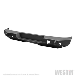 Westin Textured Black Rear Bumper: Jeep Wrangler 2018-2024